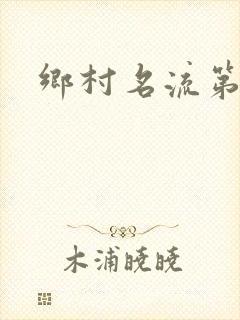 乡村名流第二部