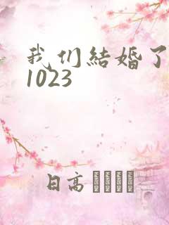 我们结婚了101023