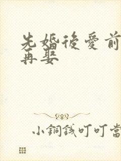 先婚后爱前妻难再娶