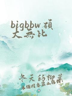 bigbbw硕大无比