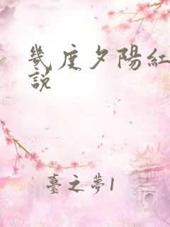 几度夕阳红 小说