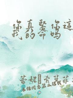 你真紧你这是要我的命吗