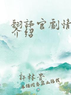 翻译官剧情分集介绍