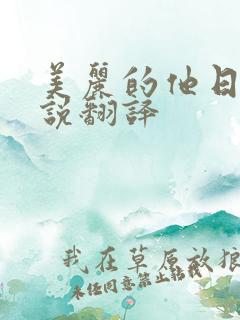 美丽的他日剧小说翻译