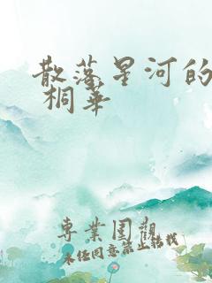 散落星河的记忆 桐华