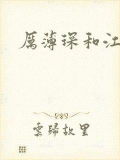 厉薄琛和江阮阮