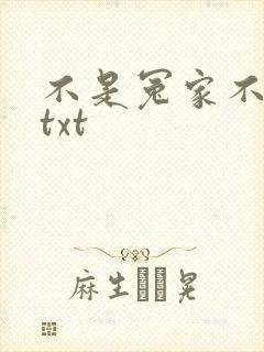 不是冤家不聚头txt
