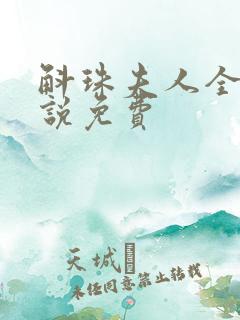 斛珠夫人全本小说免费