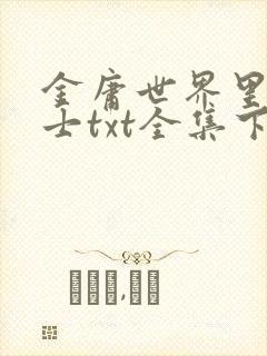 金庸世界里的道士txt全集下载