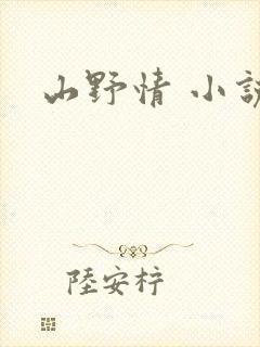 山野情 小说