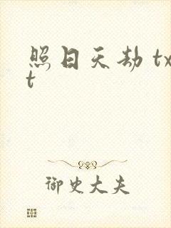 照日天劫 txt