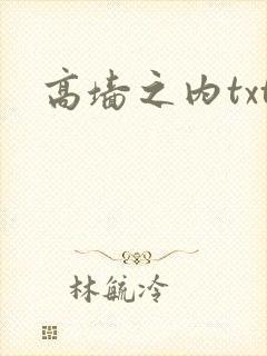 高墙之内txt
