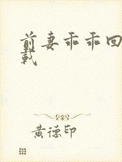 前妻乖乖回来下载