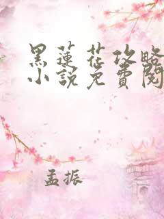 黑莲花攻略手册小说免费阅读全文