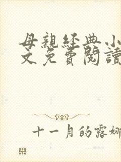 母亲经典小说全文免费阅读