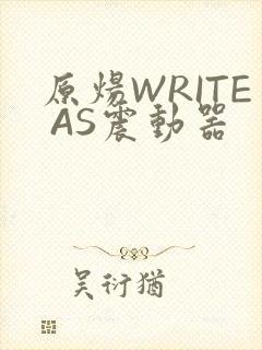 原炀WRITE AS震动器