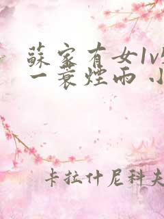 苏家有女1v5一蓑烟雨 小说
