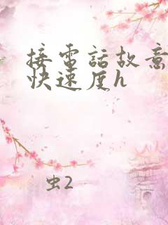 接电话故意做加快速度h