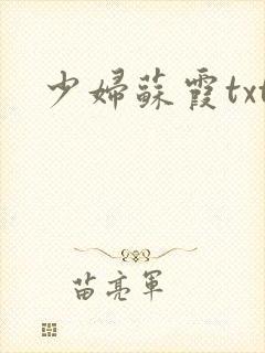 少妇苏霞txt