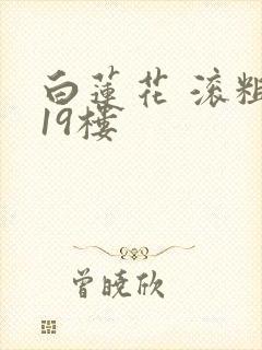 白莲花 滚粗 19楼