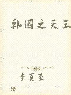 韩国之天王
