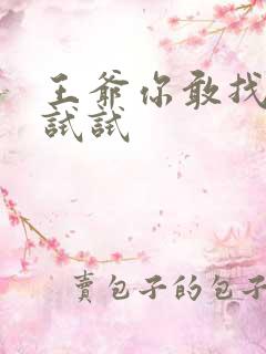 王爷你敢找小三试试