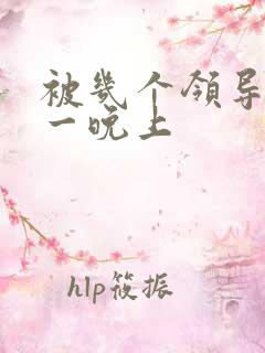 被几个领导玩弄一晚上