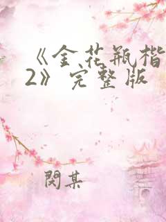 《金花瓶楷梅花2》完整版