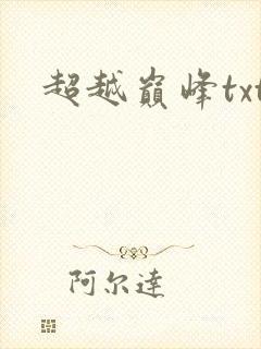 超越巅峰txt