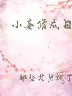 小妾修成日记