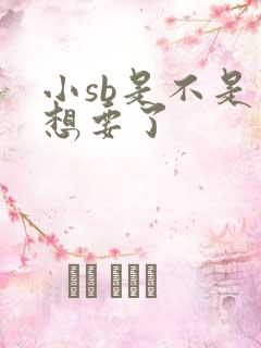 小sb是不是又想要了