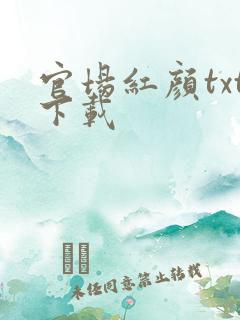 官场红颜txt下载