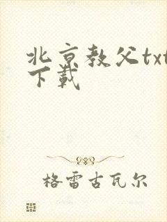 北京教父txt下载