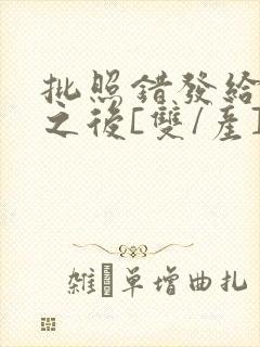 批照错发给情敌之后[双/产]