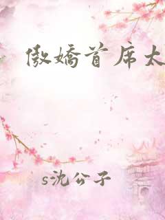 傲娇首席太腹黑