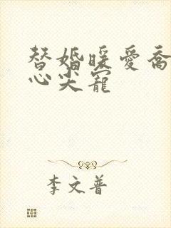 替婚暖爱乔少的心尖宠