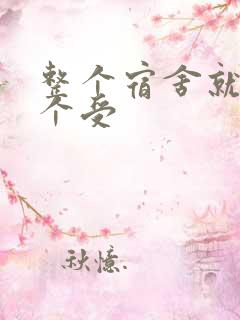 整个宿舍就我一个受