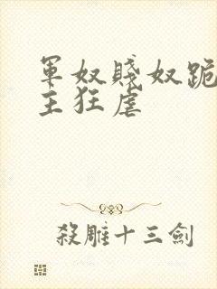 军奴贱奴跪下认主狂虐