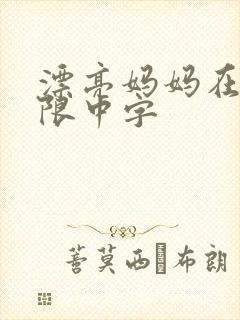 漂亮妈妈在观有限中字