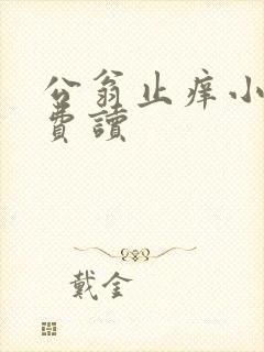 公翁止痒小说免费读