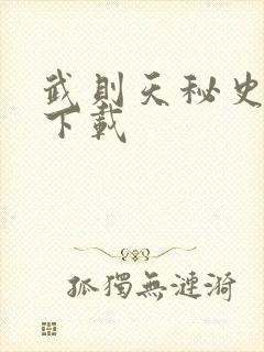 武则天秘史全集下载