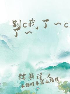 别c我了～c烂了～