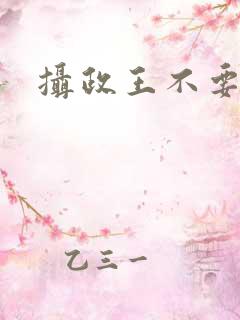 摄政王不要