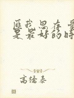 匪我思存 爱你是最好的时光