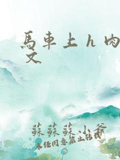 马车上 h 肉 文