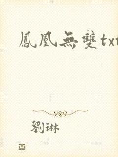 凤凰无双txt