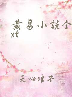 黄易小说全集txt