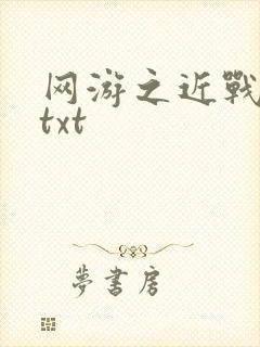 网游之近战法师txt