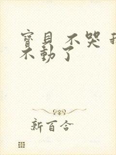 宝贝 不哭 我不动了