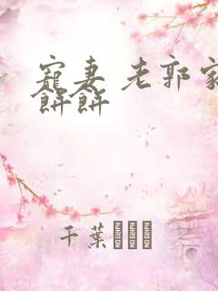 宠妻 老郭家的饼饼